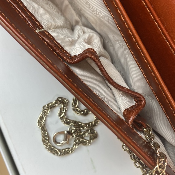 Botkier Cognac leather clutch - Picture 6 of 10